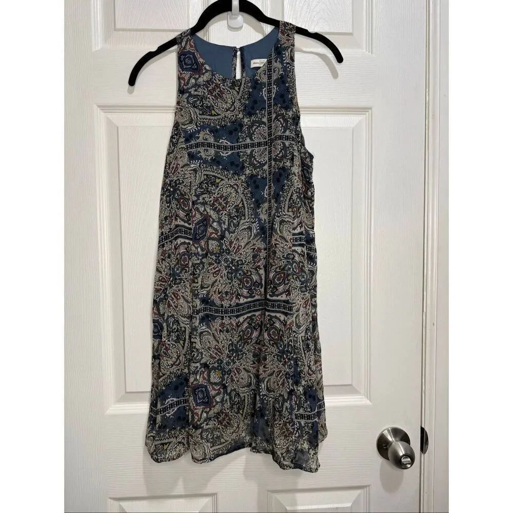Abercrombie & Fitch paisley mini dress XS